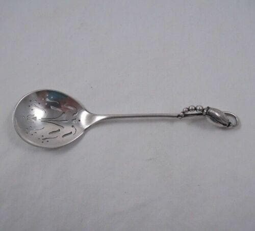 Georg Jensen Blossom Sterling Silver Sugar Sifter Rare Form