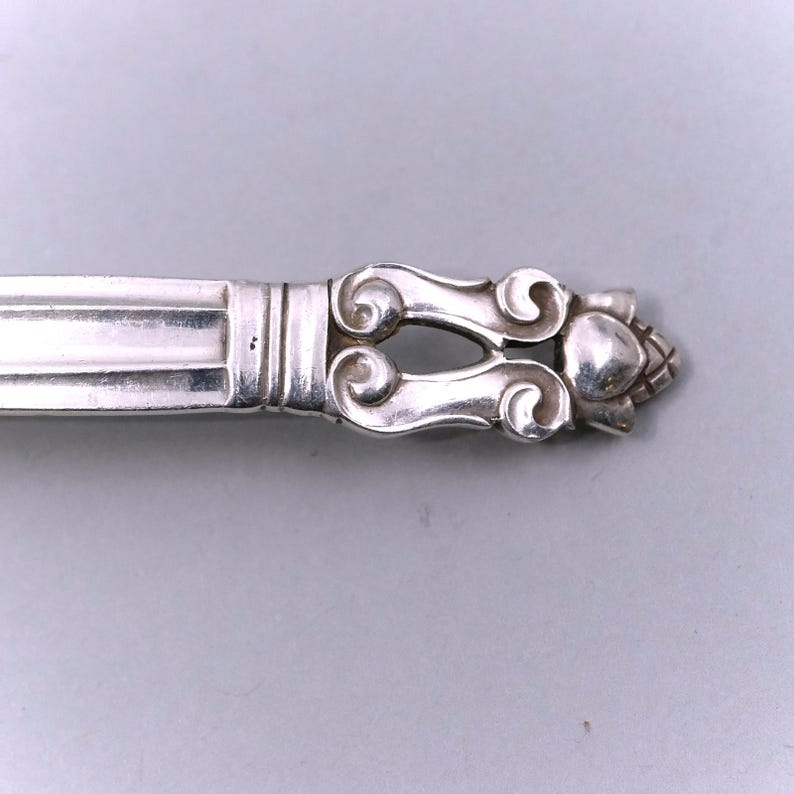 Georg Jensen Acorn Mustard Spoon - Thumbnail 2