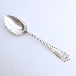 The Plaza Hotel Silver Silverplate 8 1/4&quot; Tablespoon Serving Spoon Reed & Barton