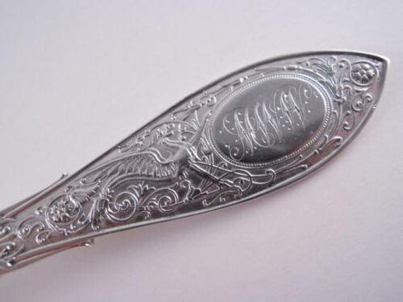 ホワイティングアラベスクスターリングシルバージェリーケーキサーバー