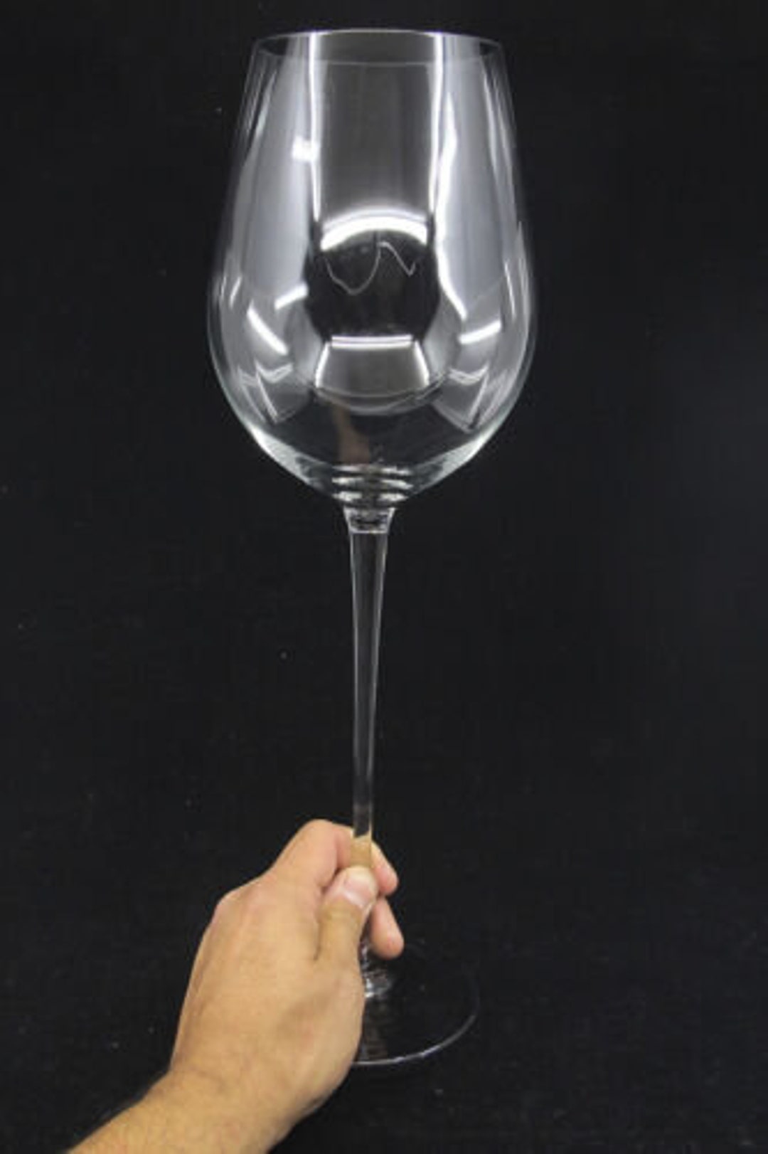 Long Face by Moser Giant Snifters Club Physiognomical Bar Glass 16 3