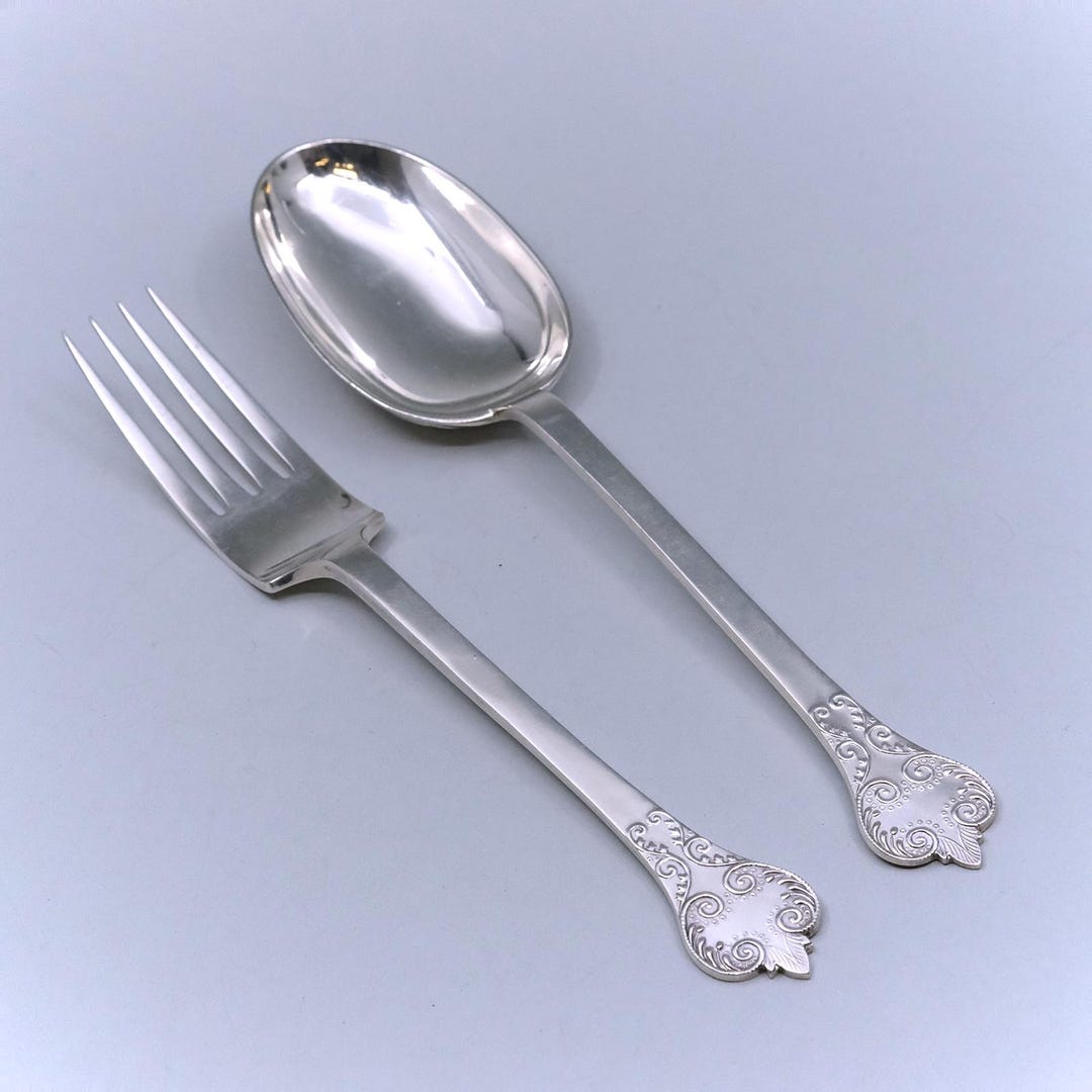 ウィリアム＆メアリー ライオネル・クライトン作 スターリング サラダ