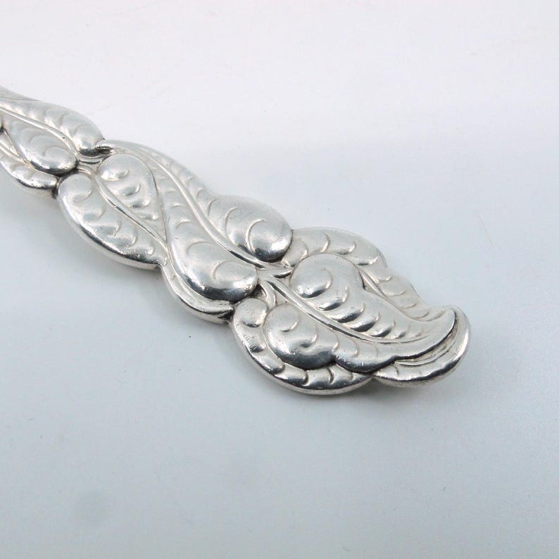 Atlantis / Ailanthus (1899) by Tiffany Sterling 8 7/8" Waffelheber Mono "G" Bild 2