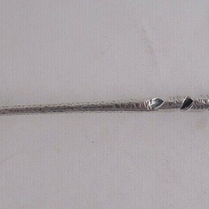 Dominick & Haff Sterling Silver Olive Spoon Hammered Aesthetic