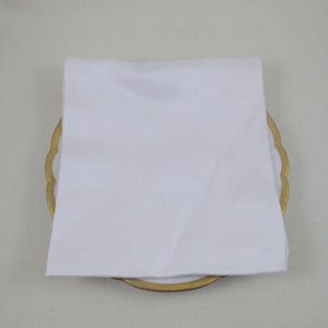 ST Regis Hotel Table Linen Vtg Cotton Napkin(s) Embroidered SR Logo Fili D'Oro