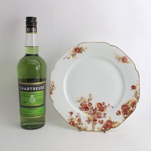 Frank Haviland Porzellan-Speiseteller mit rostfarbenen Wiesenblumen
