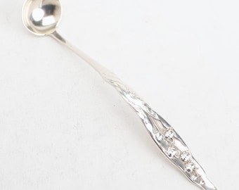 Lelietje-van-dalen (1885) van Whiting Sterling-mosterdlepel(s) 15 g, geen monogram