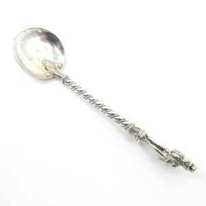 Ancien homme anglais comique figuratif et comique en métal argenté, SYNTAXE DR ?