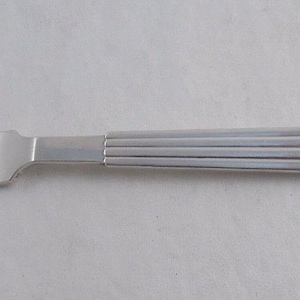 Georg Jensen Sterling Silver Bernadotte Large Serving Fork Denmark