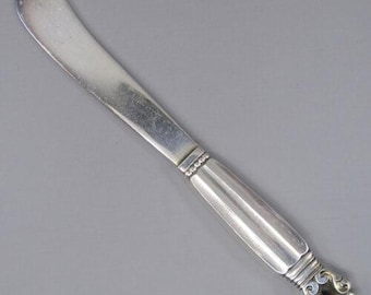 ACORN by GEORG JENSEN 5 7/8&quot; Butter Spreader(s) w Sterling Blade ~31g No Mono