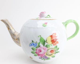 国内オンラインストア ヘレンド花柄陶器小物入れ 蓋付き 【公式通販】