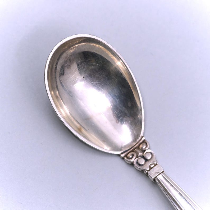 Georg Jensen Acorn Mustard Spoon - Thumbnail 3