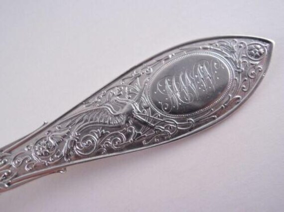 ホワイティングアラベスクスターリングシルバージェリーケーキサーバー