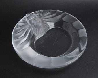 Lion by Lalique France Crystal 5 3/4