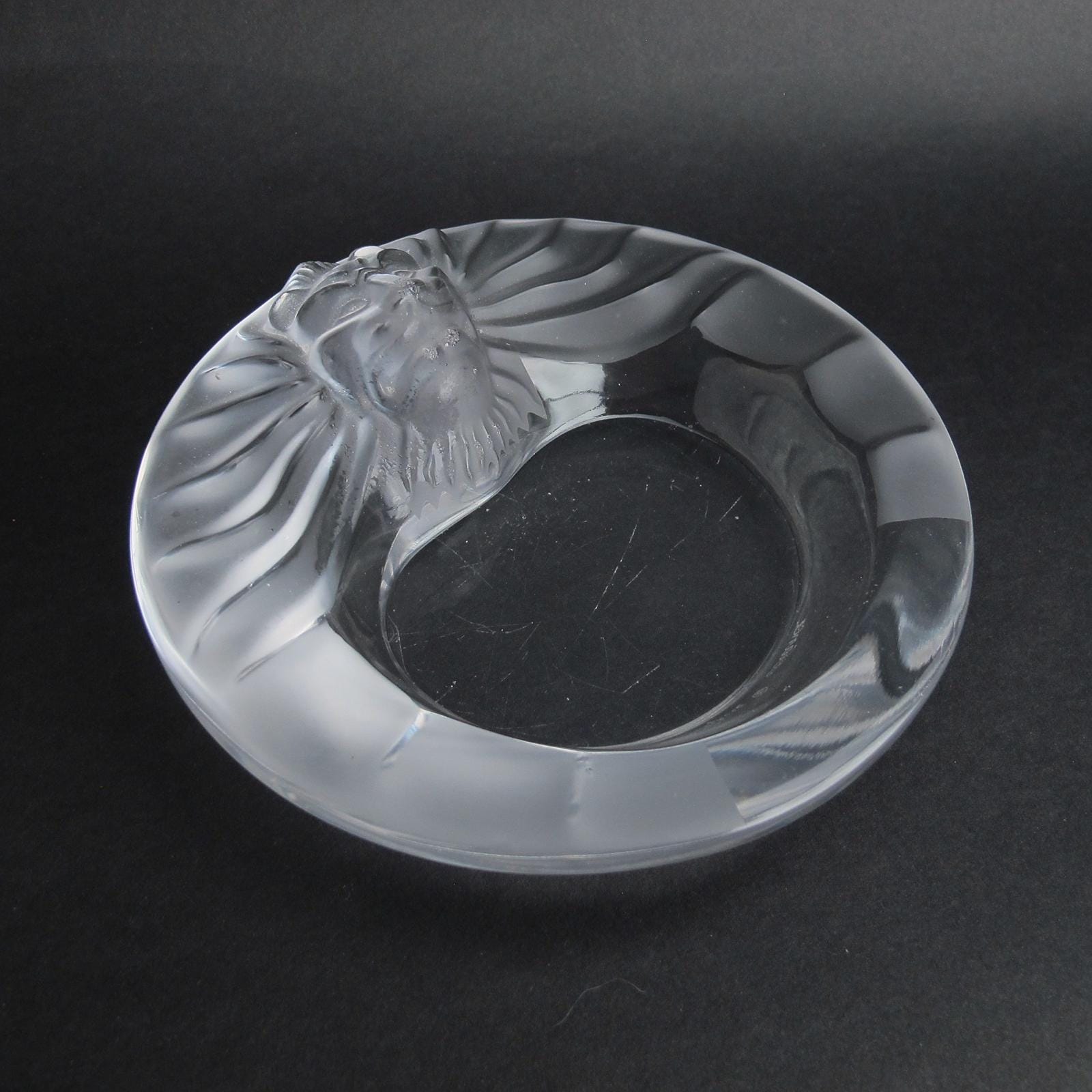 Lalique Lion Head - Etsy