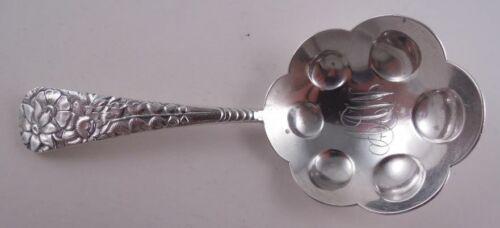 ゴーハム スターリング デリー ティーキャディ スプーン 希少な花柄