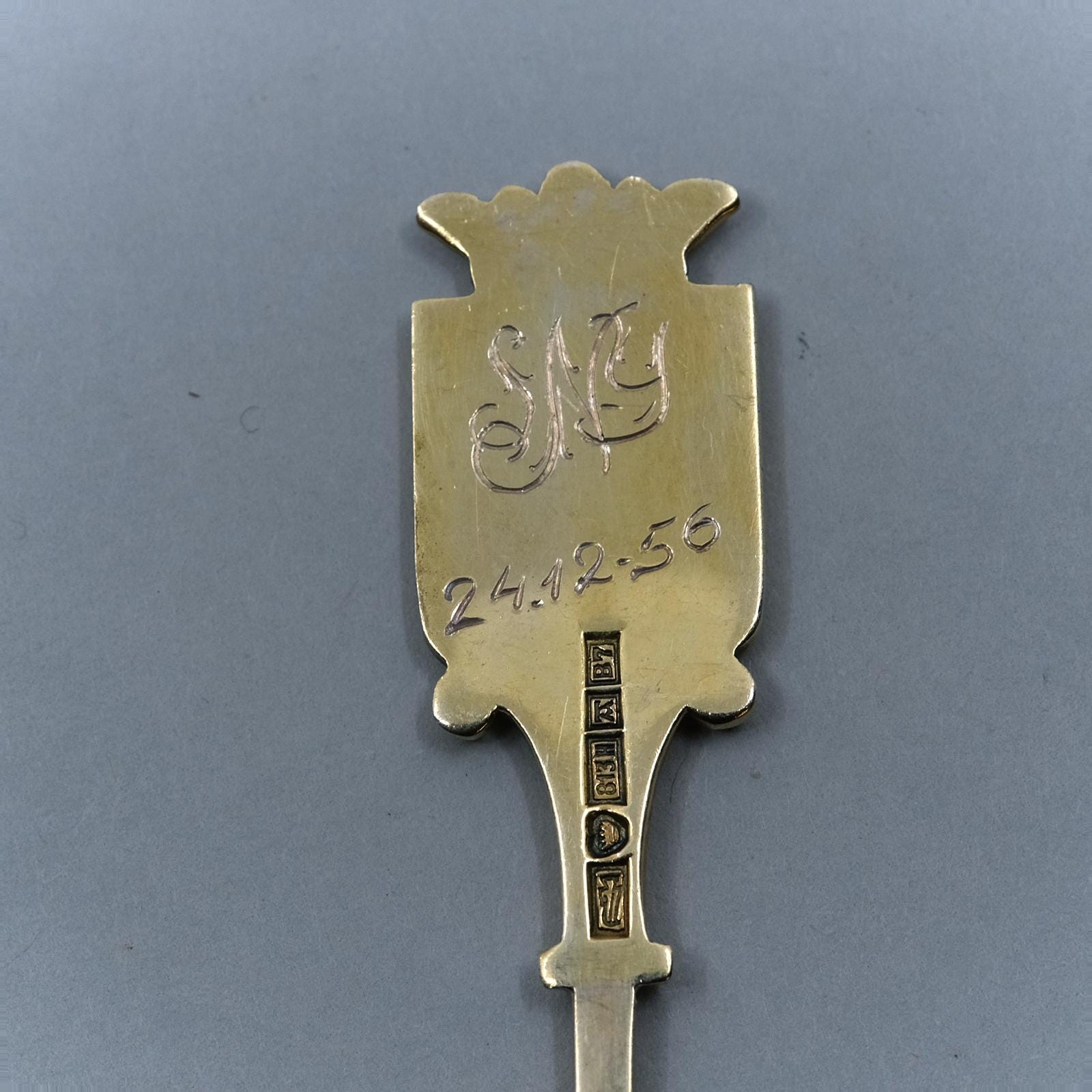 フィンランド製 813 シルバー エナメル お土産スプーン 12本セット