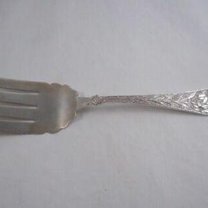 Durgin Bouquet Sterling Silver Serving Fork Gorgeous Crisp