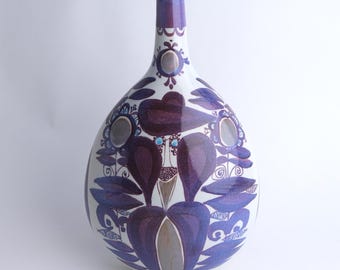 Royal Copenhagen Kari Christensen 170/1740 Fajance Jarrón de botellas serie Tenera de 11"