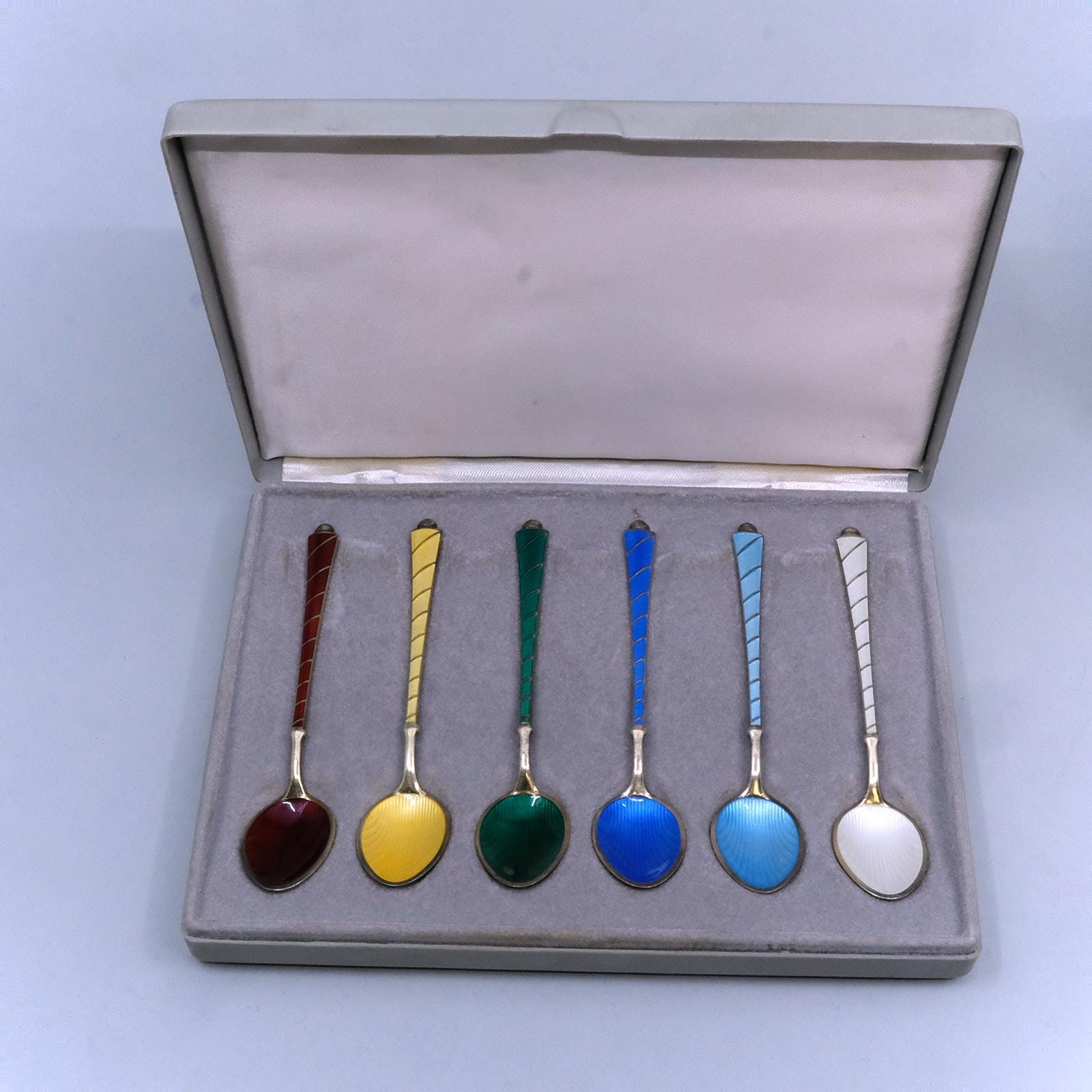 ELA デンマーク 925s スターリングシルバー ケース入り エナメル