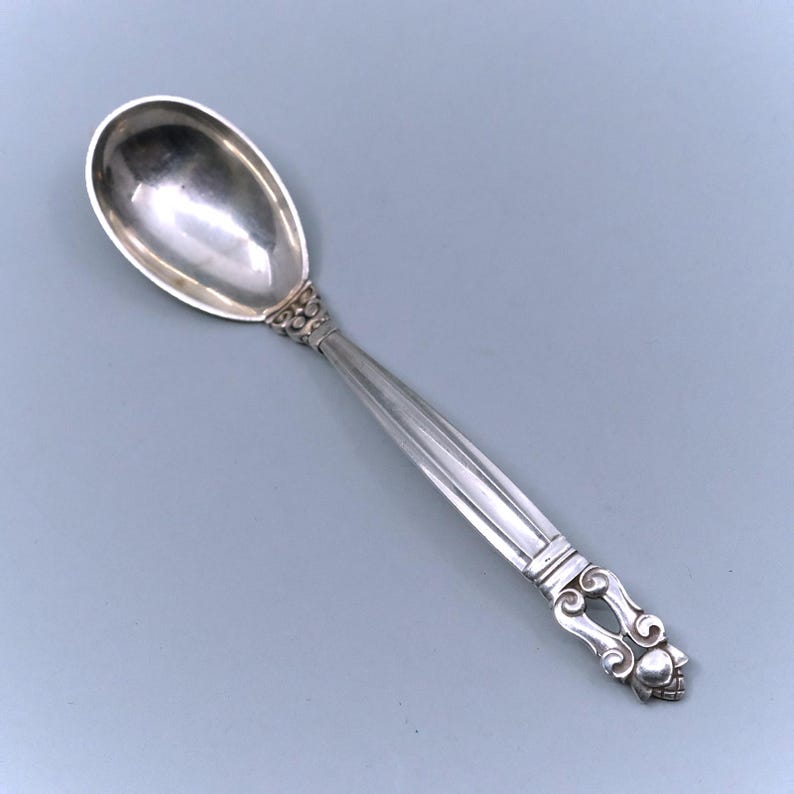 Georg Jensen Acorn Mustard Spoon