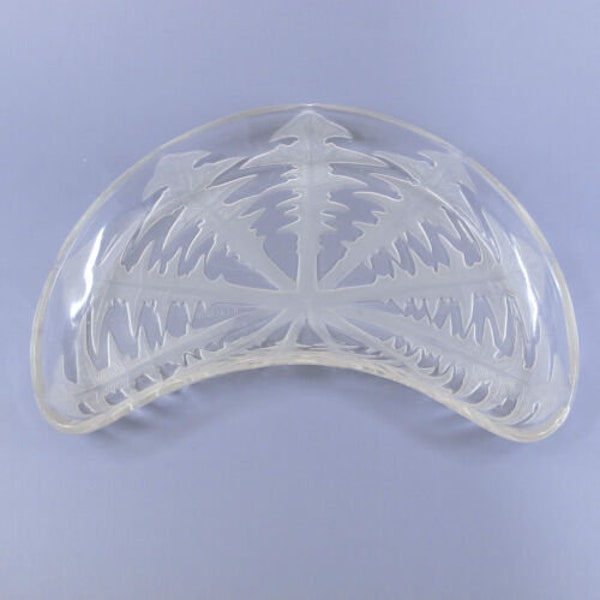 Pissenlit By Rene Lalique R Lalique Crescent Salad Plate(S) Dandelion 3008