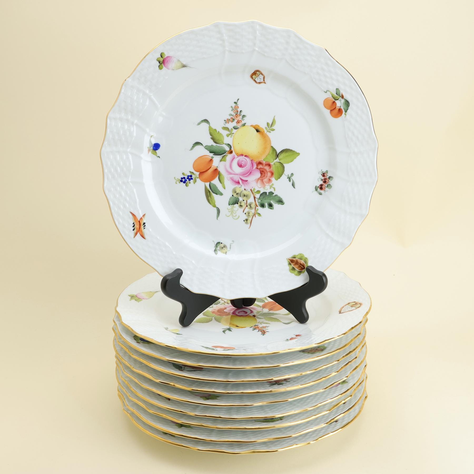Herend Porcelain Fruits and Flowers - Etsy