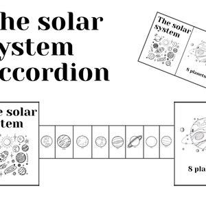The Solar System Bundle: Solar Wheel, Solar Accordion for Teaching the ...