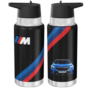BMW M Power 32oz Stainless Steel Tumbler - G90 M5 Wrap, Double Insulated Sports Bottle