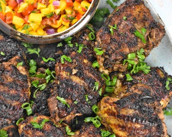 Jamaikanische Jerk Huhn