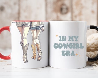 Cowgirl Mug Custom Gift for Friend Funny Gift Birthday Gift for Home Cute Gift for Office Gift Home Gift Cow Coffee Cup Country Music Mug