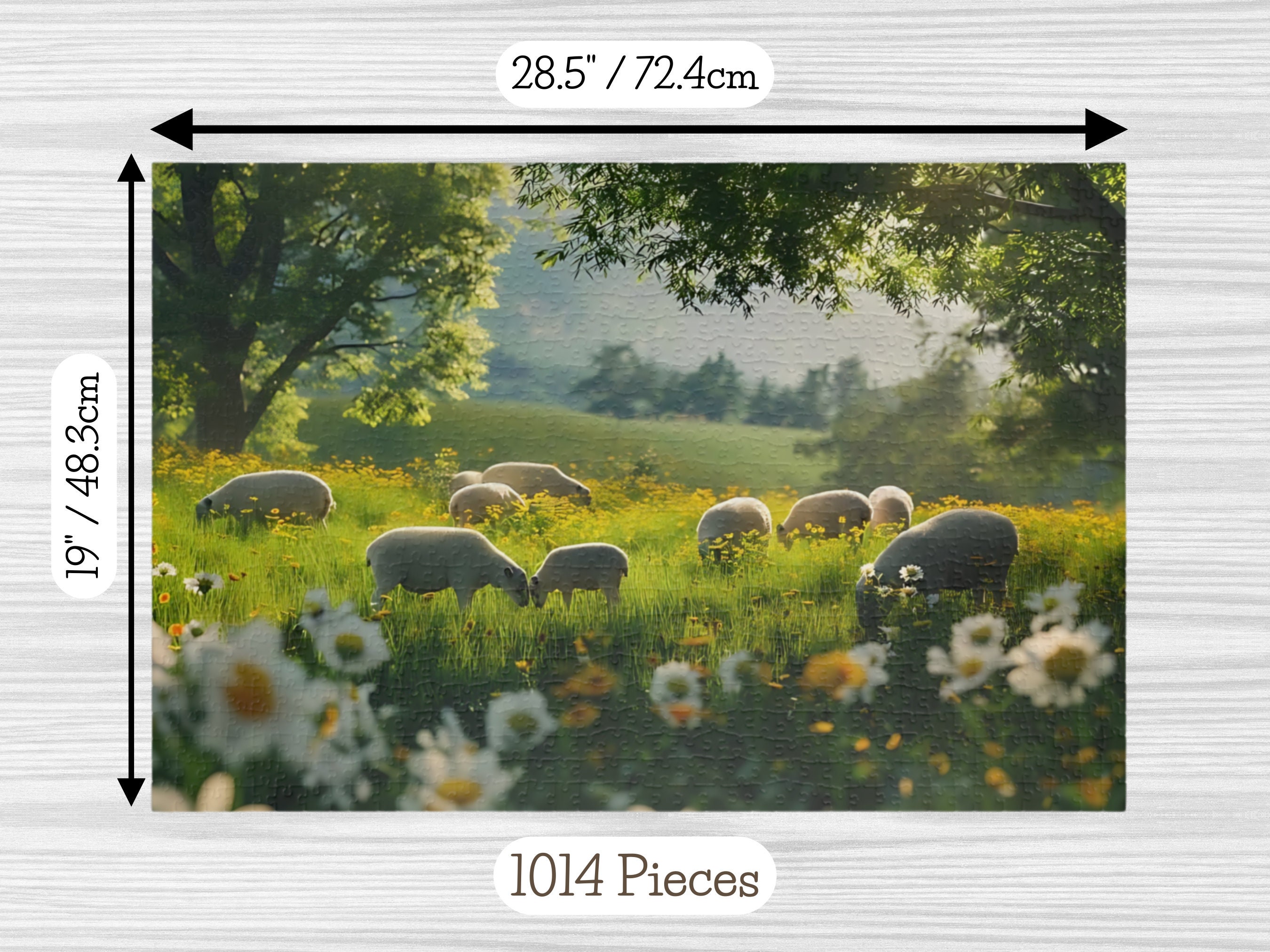 ジグソーパズル sheep Sheep Jigsaw Puzzle Animal Puzzle Landscape 110 252 520 1014