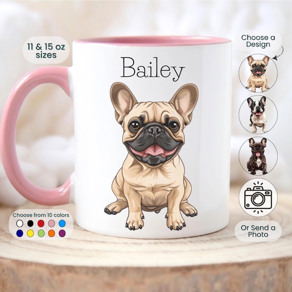 Buy Personalized French Bulldog Mug French Bulldog Gift Custom Pet