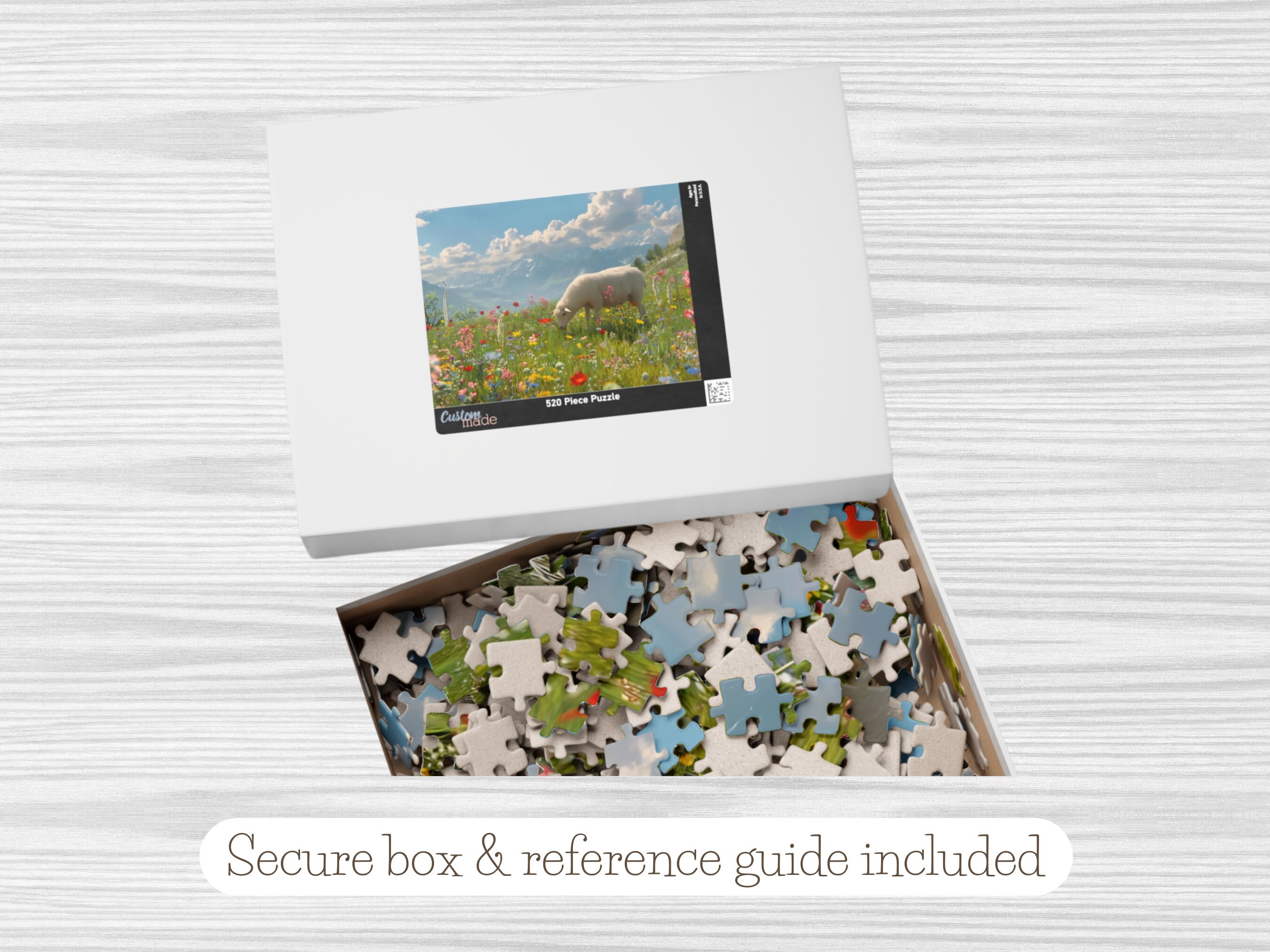 Sheep Jigsaw Puzzle Animal Puzzle Landscape 110 252 520 1014