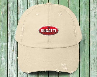 Casquette Bugatti | Motif de broderie | chapeau vintage | Chapeau papa | Cadeau voiture mignon | chapeau | Amoureux des voitures | Maman | Amateur de voitures