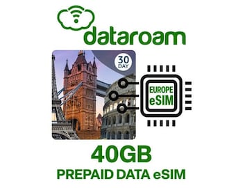 40 GB europäisches eSIM Mobile Daten