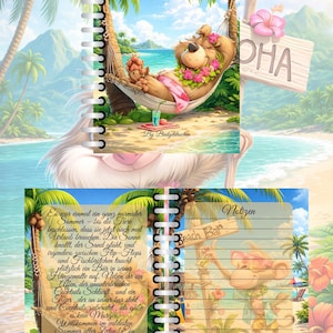 Sparbuch Der Sommer der tierischen Chaoten! Challenge A5 Budgeting Sparen