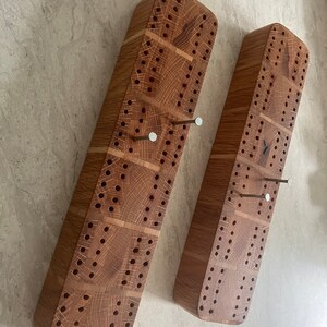 Beautiful Hardwood Cribbage Boards