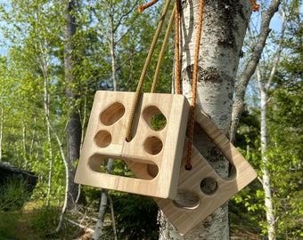 CreativeOffcuts Builder Buddy Portable Hangboard, warm up climbing trainer.