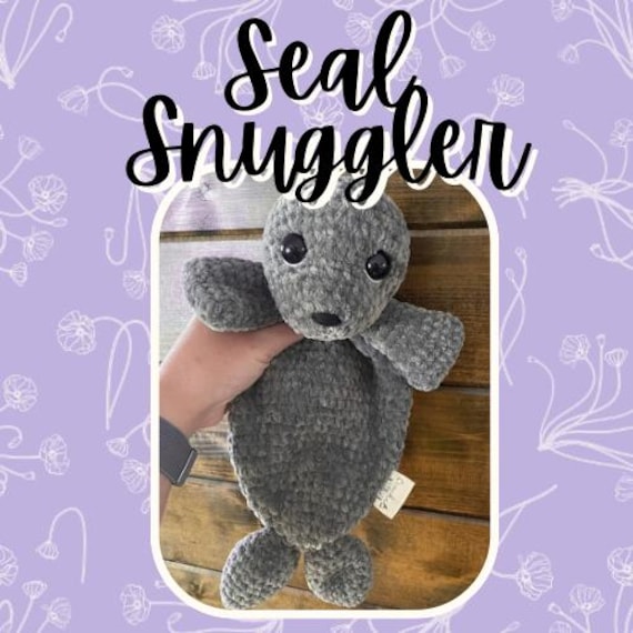 39 Seal Crochet Patterns for Ocean-Themed Amigurumi, Gifts, and Cozy Decor 13 Crochet Seal Snuggler Pattern: Plush Lovey (English)
