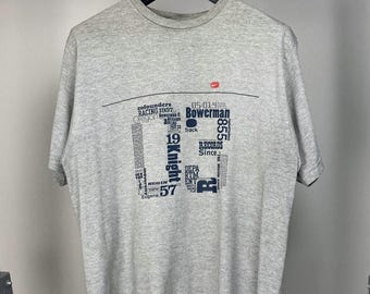 Nike #03 Gray Sportswear 00s Vintage Shirt · Nike Vintage Crewneck Tshirt · Swoosh Logo Tee · Big Logo Graphic T Shirt · Thrifted Nike Tee ·