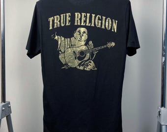 True Religion Y2K Big Gold Logo Crewneck Shirt · True Religion Brand 2 Side Logo 2000s Hype Tshirt · Budda Japanese Shirt · Y2K Vintage Tee