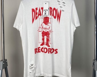 Camiseta de DR Records con Tupac, Snoop, Dre y Suge Knight · Camiseta de hip-hop desgastada · 2Pac, Makaveli, ropa de rap · Camiseta Death Row