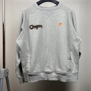 Vintage Nike Sweatshirt · 90s · Nike Crewneck · 90s Nostalgia · Oversized Gray Sweater L Size · Retro Jumper · Streetwear · USA Vintage ·