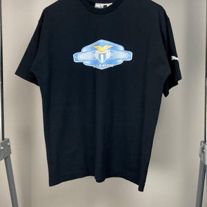 Puma Lazio Italienisches Fußballvereins-Trikot · LaLiga Lazio Puma 90er Jahre Vintage-T-Shirt · Fussballtrikot VTG · F.C. Lazio Fußball-T-Shirt ·