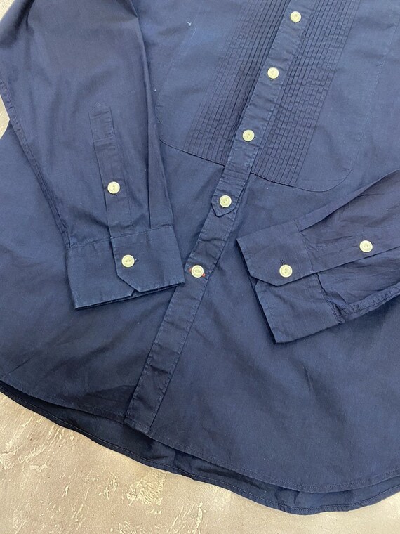 Ralph Lauren Black Label Luxury Blue Classic Dress Long Sleeve Shirt Mens XL Size Etsy UK