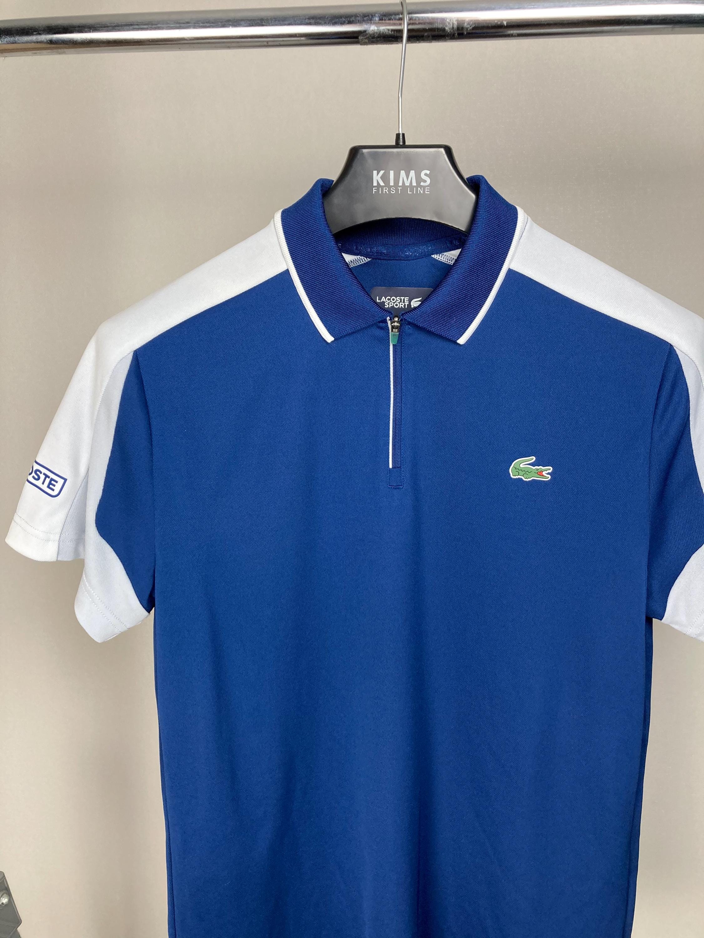 Lacoste Y2K Blue Zip up Polo Shirt · Lacoste Sportswear Short 