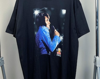Elvis Presley 2003 The Concert Tour • Vintage Elvis Presley Graphic Print Crewneck Shirt • Music Band Graphic Shirt • Vintage Rock'N'Roll