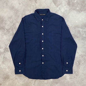 Ralph Lauren Luxury Designer Black Label Luxury Blue Classic Dress Long Sleeve Shirt Mens XL Size