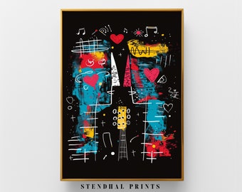 Vibrant Jazz Band Digital Art | 